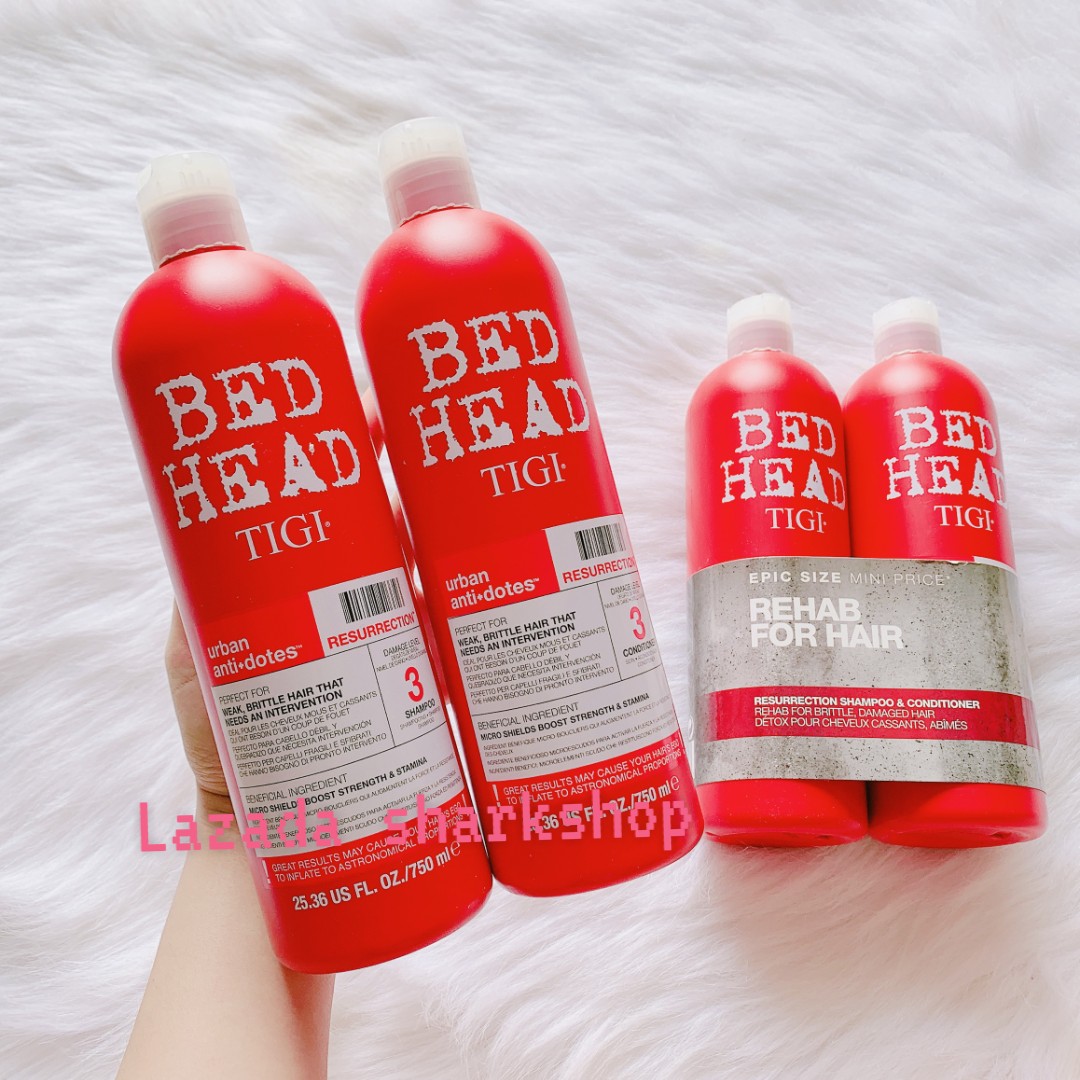 Bộ Dầu Gội Xả Tigi Bedhead Phục Hồi Hư Tổn Và Dưỡng Ẩm 750ml