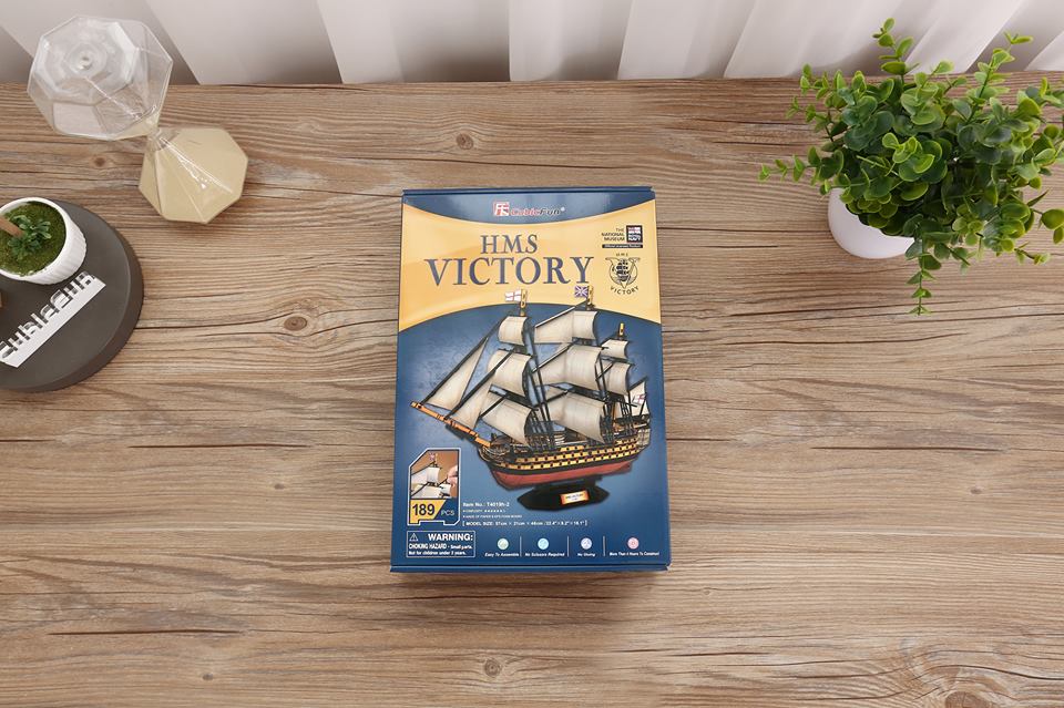 Mô hình giấy 3D CubicFun - HMS Victory - T4019h
