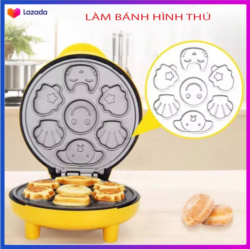 Giá bán Máy Nướng Bánh Hình Thú Cao Cấp, Máy Làm Bánh 7 Khuôn Hình Thú Đa Năng Siêu Tiện Lợi, Tiết Kiệm Điện Năng, An Toàn Dể Sử Dụng. Bảo Hành 12 Tháng