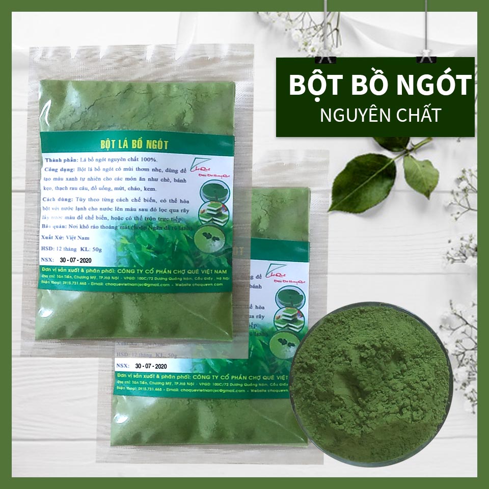 Bột Bồ Ngót Nguyên Chất Gói 50g