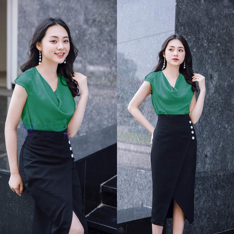 Áo cổ đổ siêu hot nana