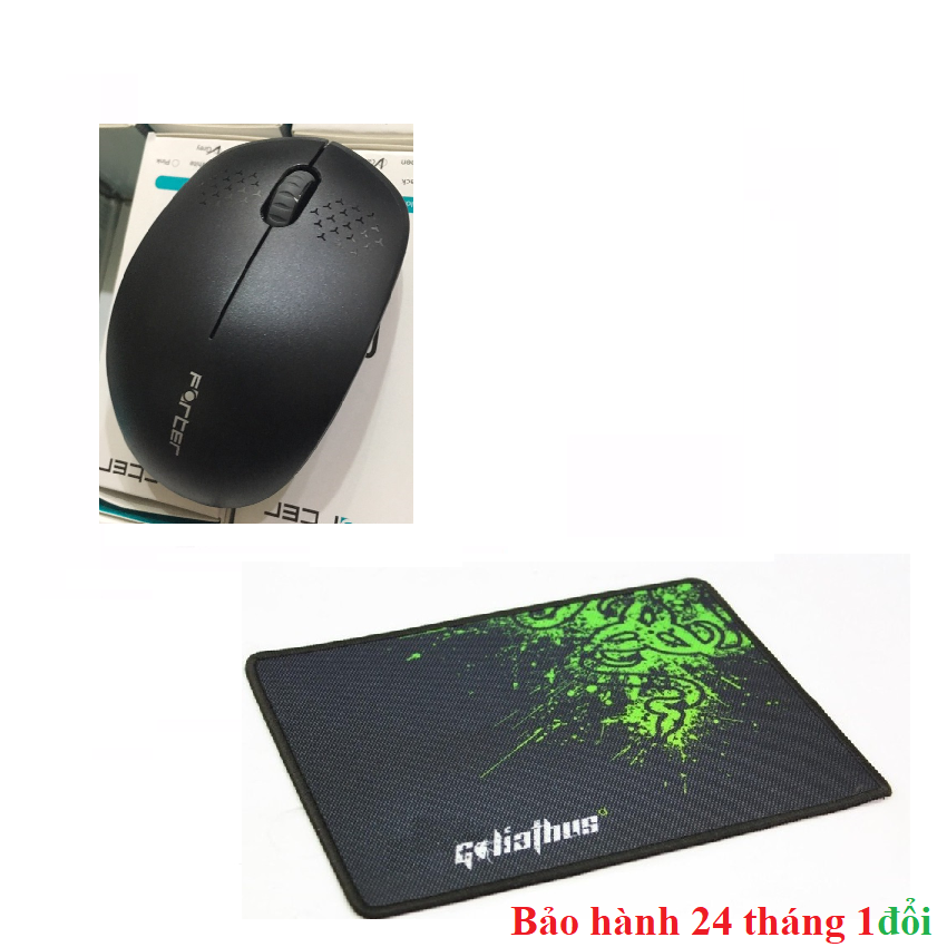 Chuột không dây FORTER V181 ( màu đen ) + PIN