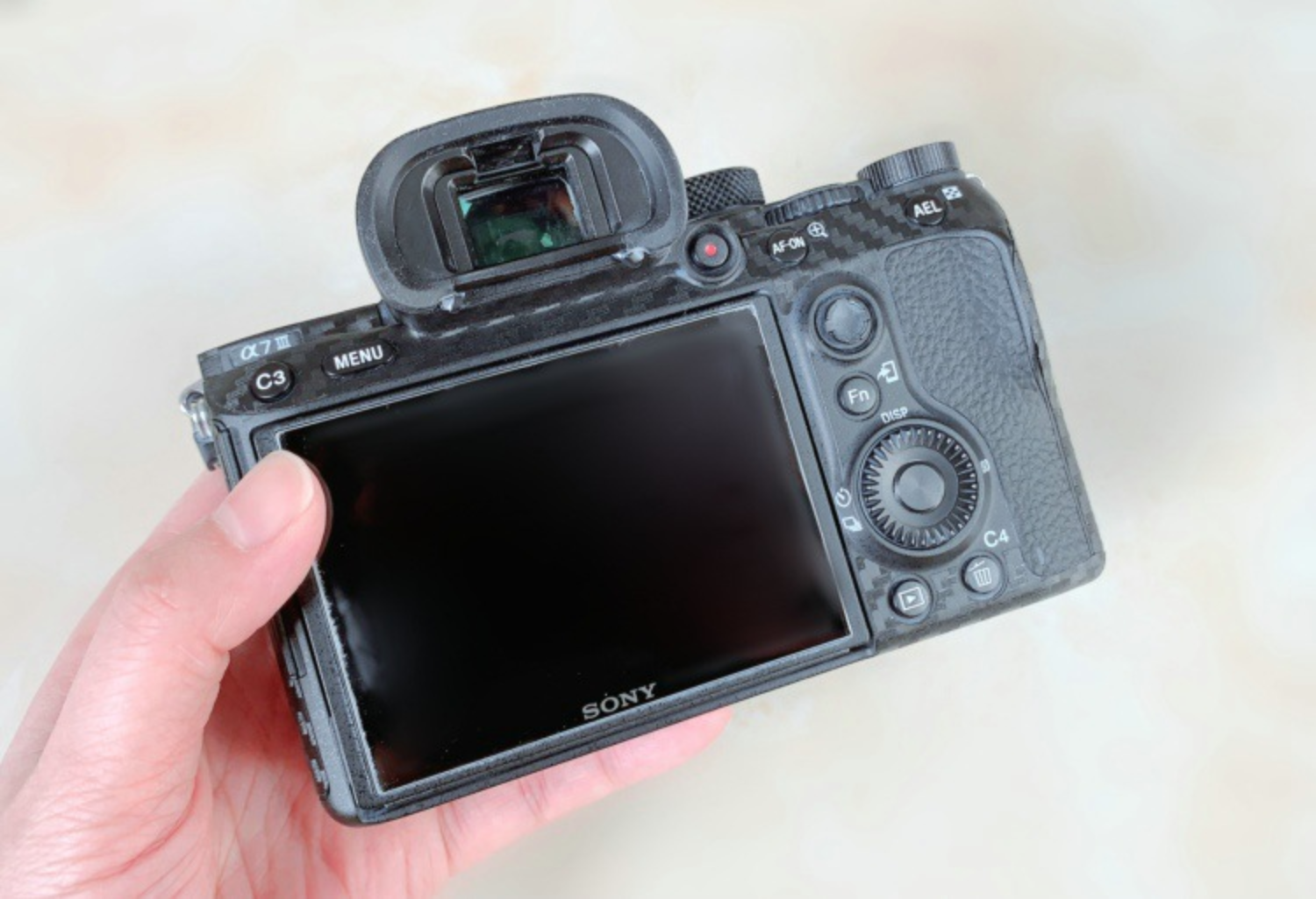 Miếng dán carbon 3M cho máy ảnh Sony A7iii và A7riii