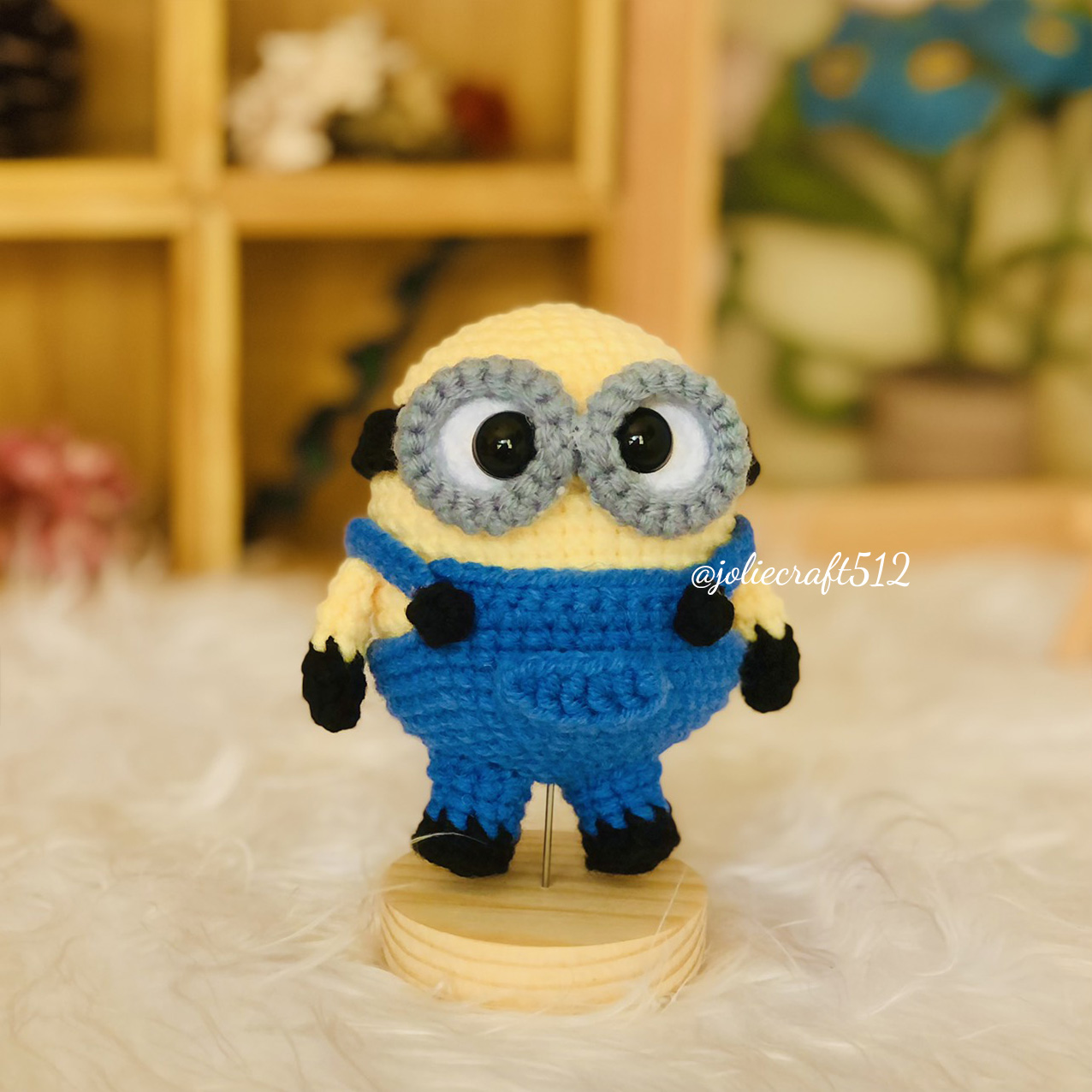 Móc khóa nhân vật Minion - Móc khóa len
