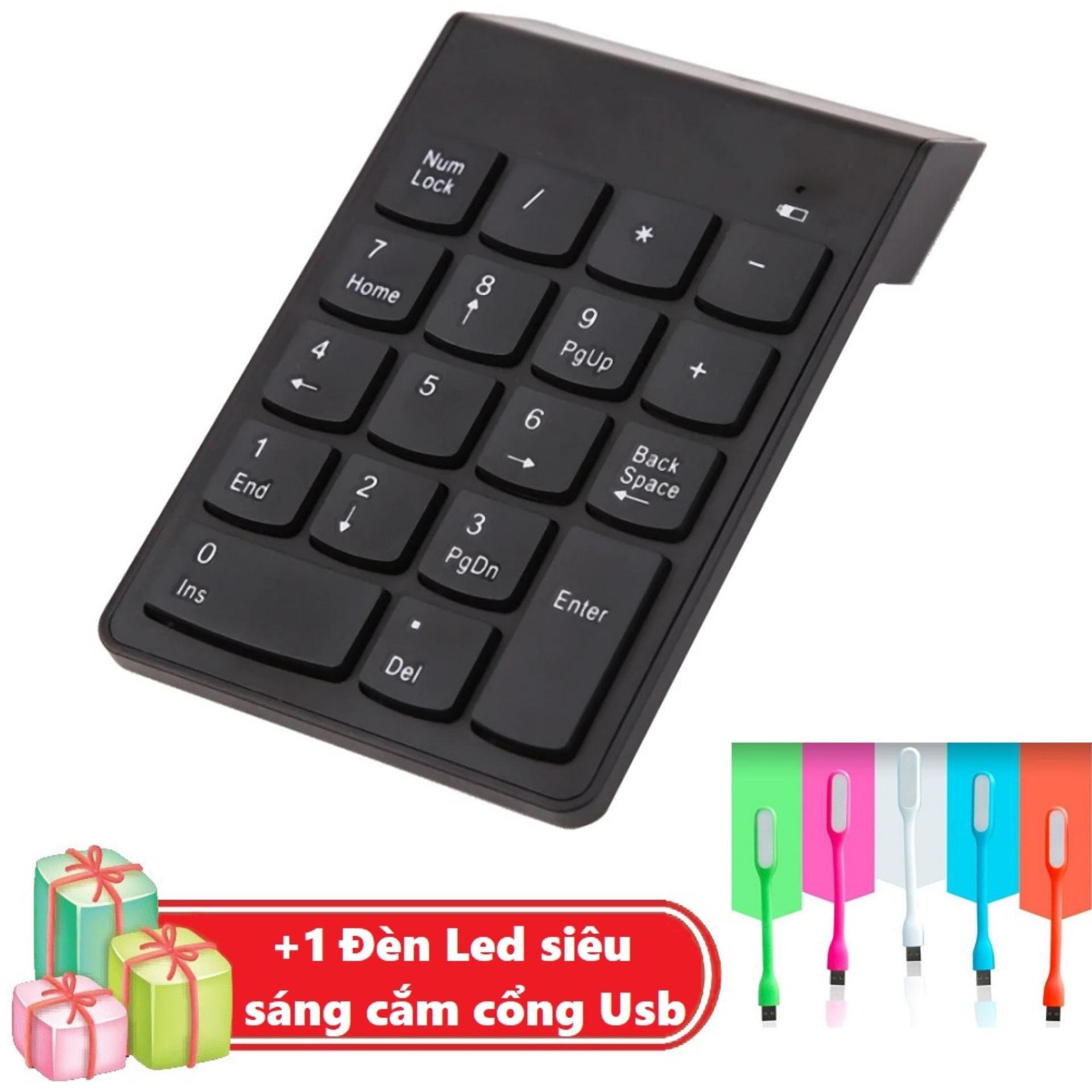 Bàn phím số không dây cho laptop Mini Number Keyboard