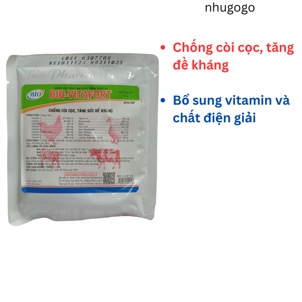 Bio vitafort 100 gram chống còi cọc, tăng đề kháng, mau lớn