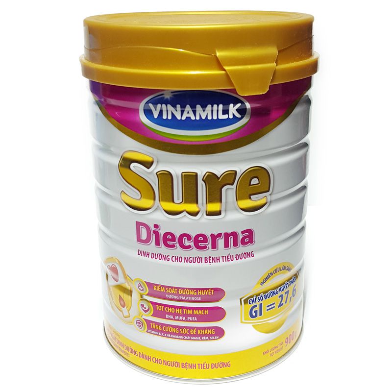 Sữa bột Sure Diecerna 900g(mẫu mới)