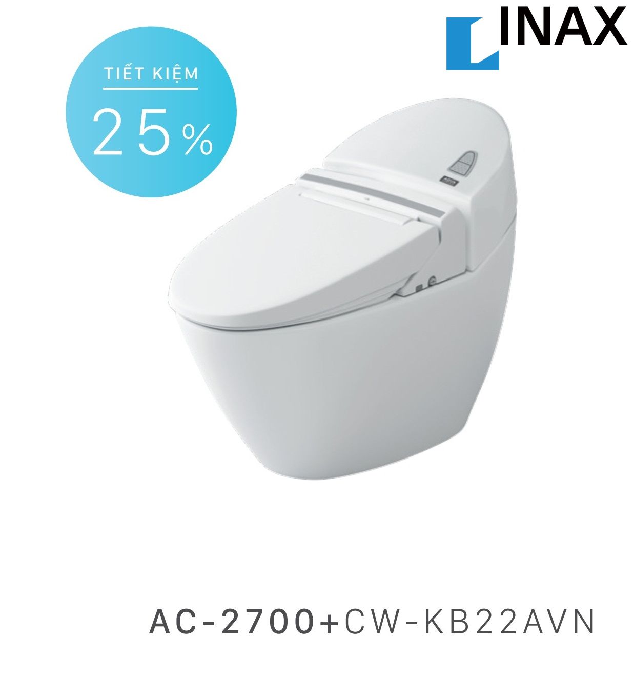 Bồn cầu inax AC 2700+CW-KA22AVN