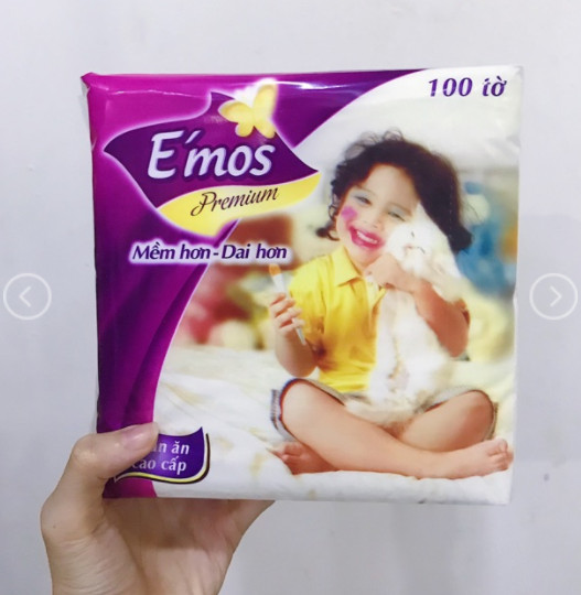 [SĂN SALE GIÁ SỐC] Combo 30 Gói Giấy Ăn E'mos Size Lớn Cao Cấp Siêu Dai Siêu Mịn (Không Thùng)