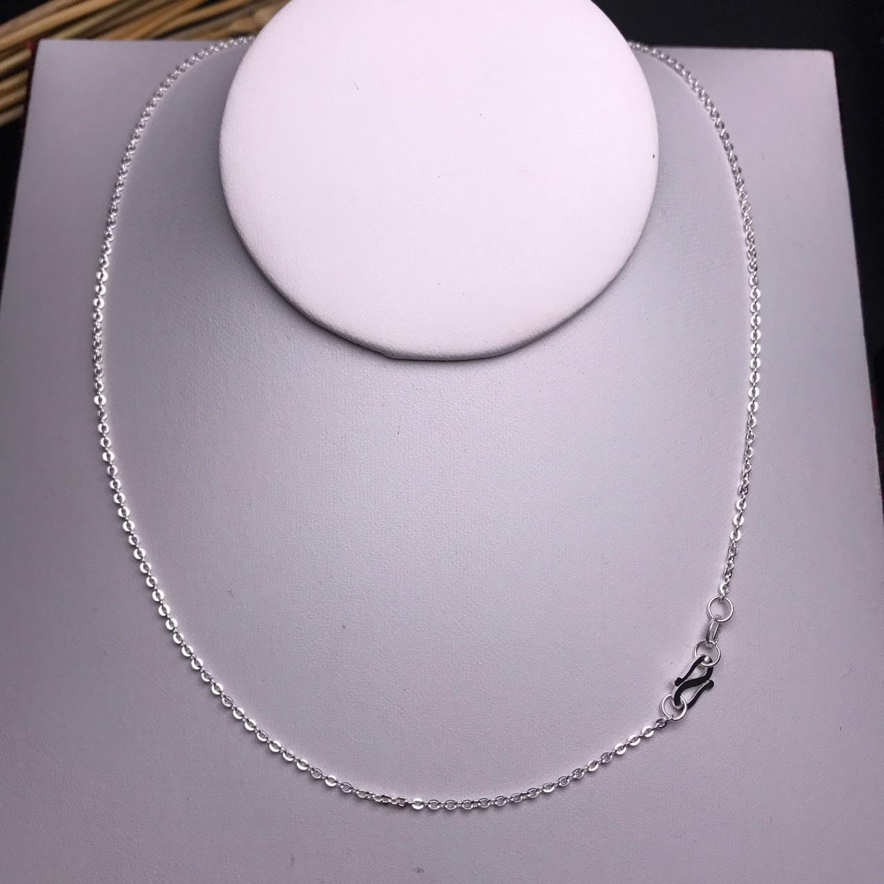Dây chuyền bạc ta móc xích dài 45cm
