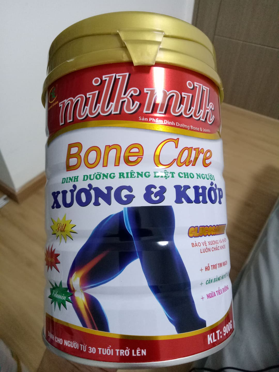 SỮA XƯƠNG KHỚP MILKMILK 900G - DINH DƯỠNG CAO CẤP ĐẶC BIỆT CHO XƯƠNG VÀ KHỚP LON 900G