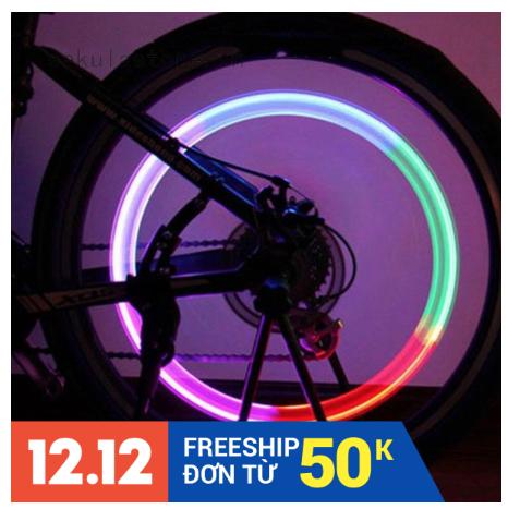 [HCM]Set 2 van phát sáng đèn LED gắn xe đạp