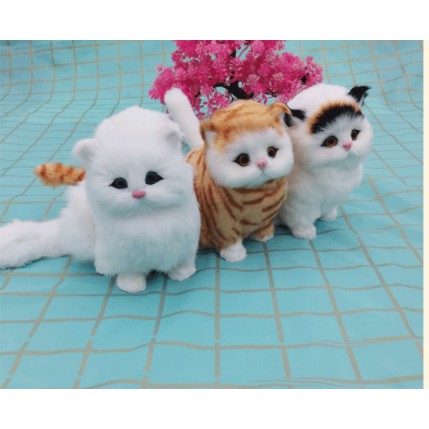 [HCM]Mèo con nhồi bông phát tiếng kêu