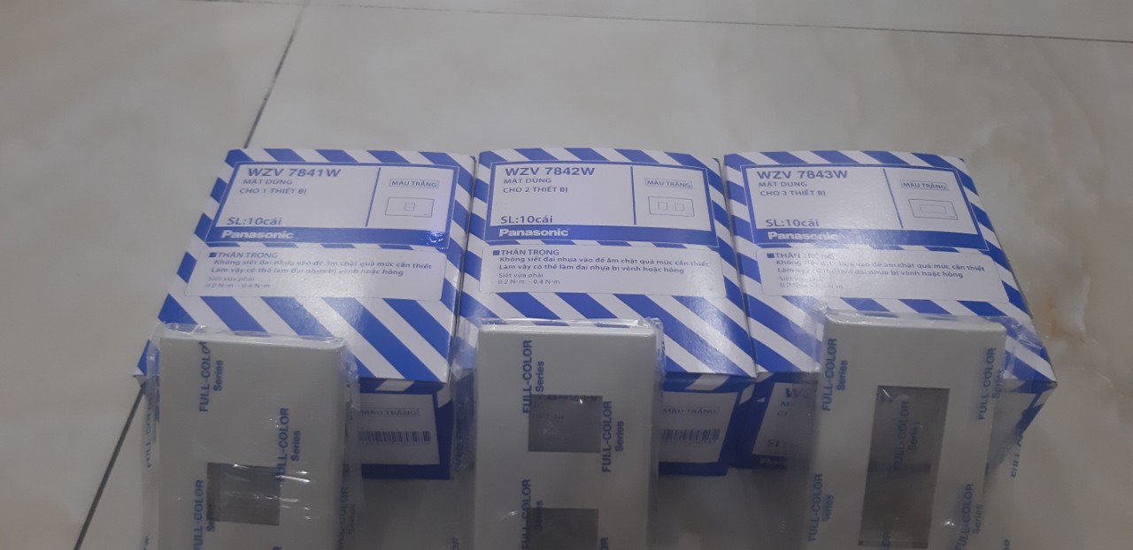 [HCM] Mặt nạ 123 hạt công tắc Panasonic dòng Full hạt nhỏ (1 hộp mặt nạ 10 cái )