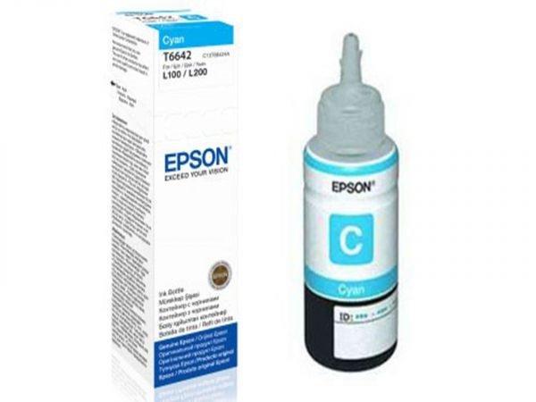 Mực in Epson T6642 Cyan Ink Tank (T664200)