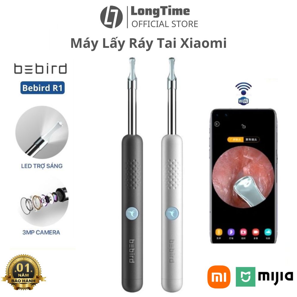 Tools remove ear wax endoscope Xiaomi bebird R1 tools remove ear wax machine suction earwax self động intelligent machine remove ear wax Xiaomi bebird R1 integrated portable endoscope 3.0 MPX tracking via app machine remove ear wax Xiaomi bebird R1