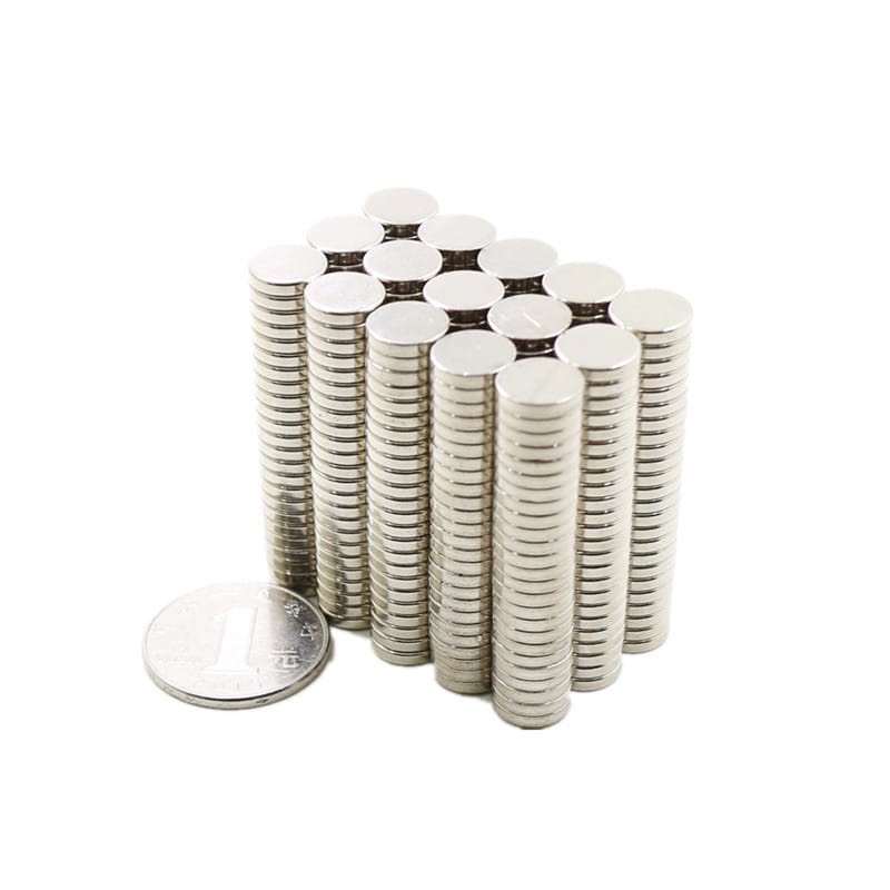 Com bo 100 viên nam châm đất hiếm phi 10x1mm