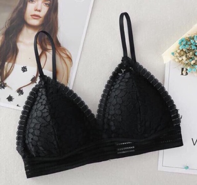 [HCM]Áo Bra ren siêu đẹp freesize dưới 58 kí