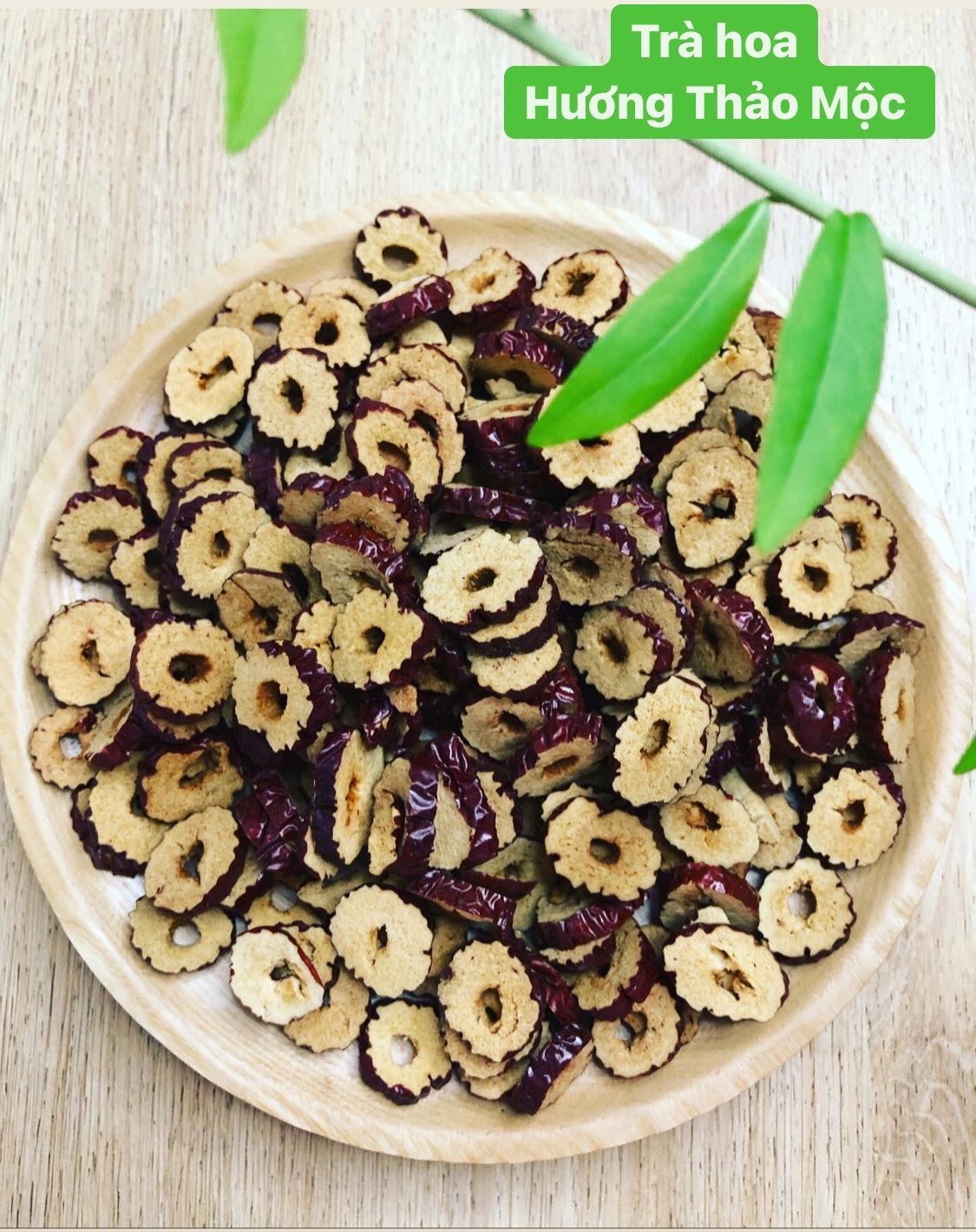 Táo Đỏ Thái Lát (Nấu Chè Dưỡng Nhan, Uống Trà Thảo Mộc) - Hương Thảo Mộc