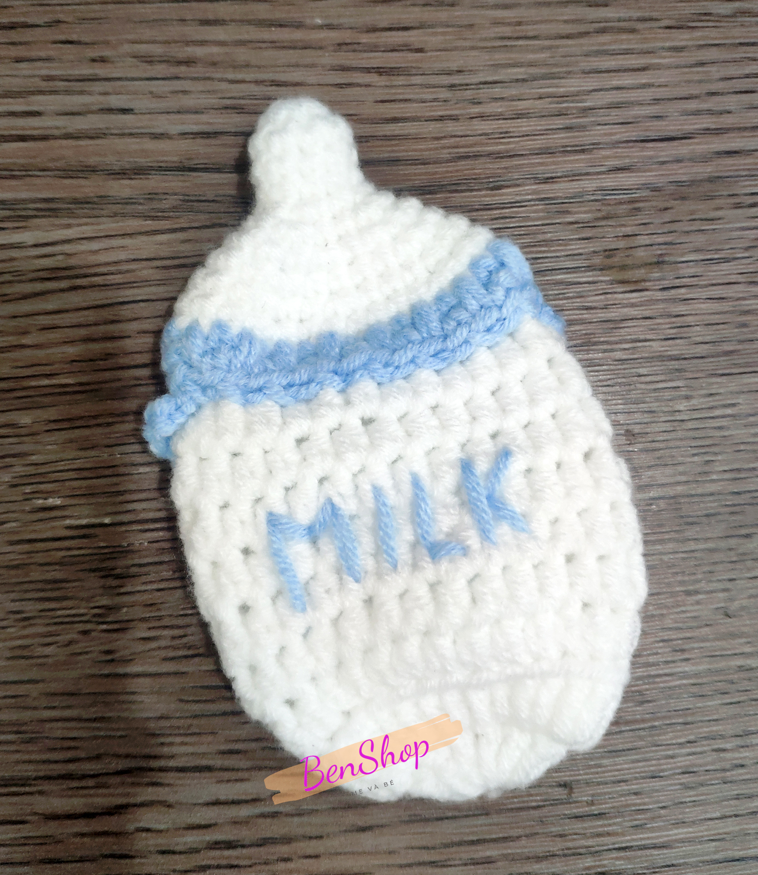 Túi đựng tỏi Handmade len mềm cho bé sơ sinh