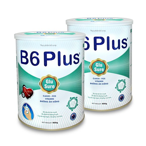 SỮA DÀNH CHO NGƯỜI TIỂU ĐƯỜNG B6 PLUS 900GR - B6 Plus GluSure