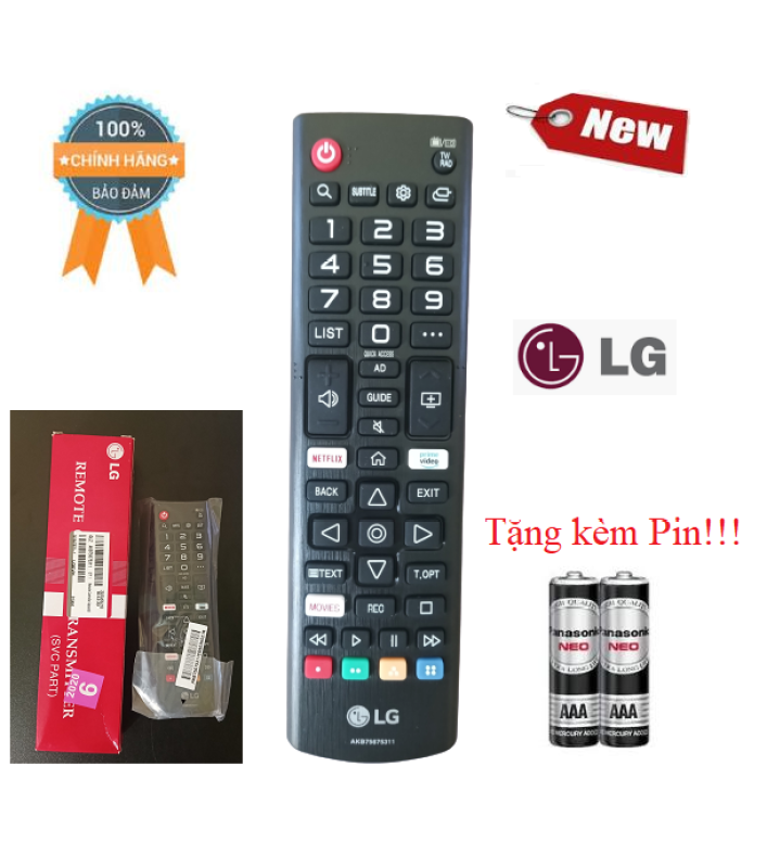 Bảng giá Điều khiển tivi LG 2020 AKB75675311 dùng cho tất cả các đời TV LG- Hàng mới chính hãng 100% Tặng kèm Pin