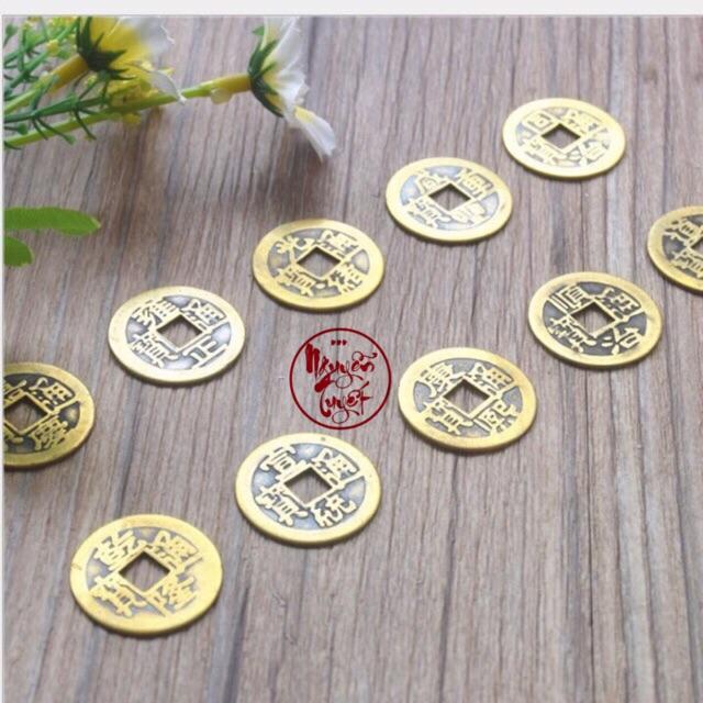 10 ĐỒNG XU CỔ BỎ VÍ CHIÊU TÀI LỘC