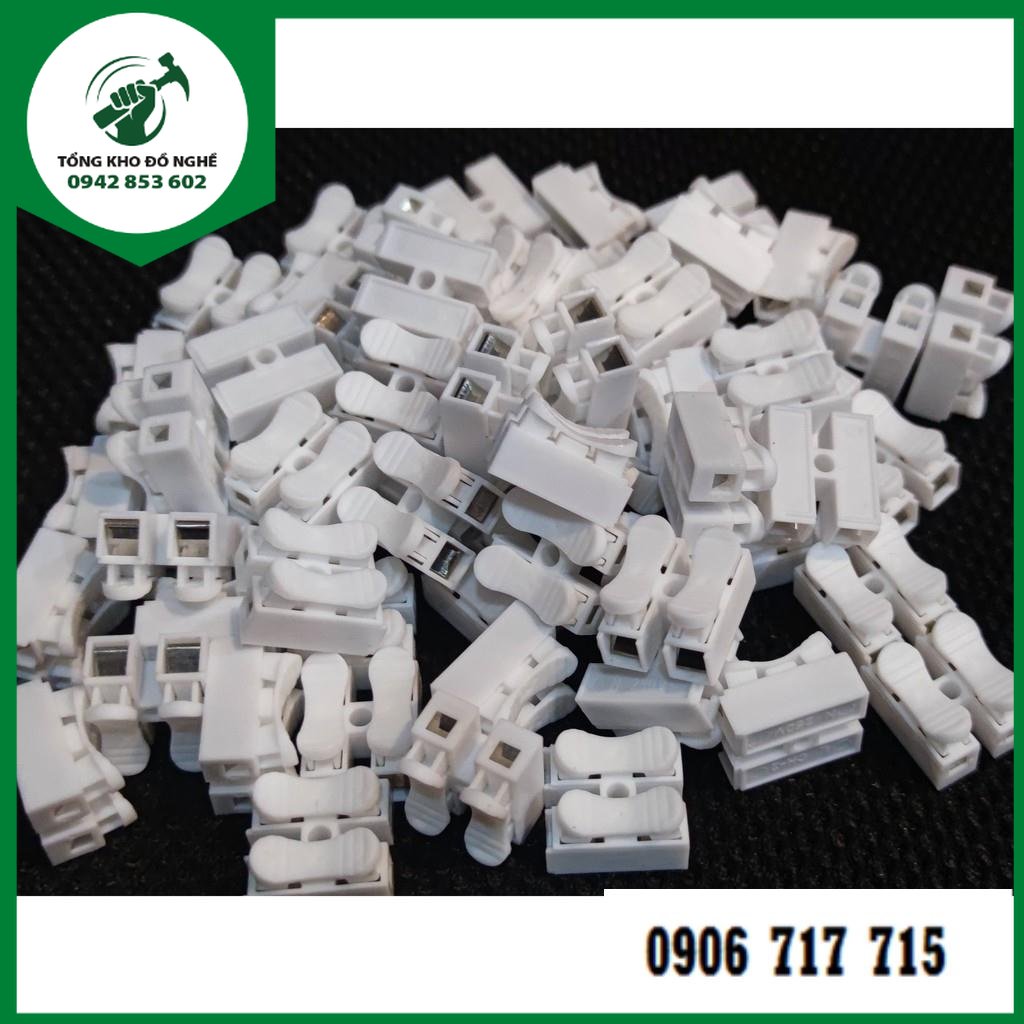 Combo 50 cút nối dây điện, kẹp nối dây đôi ch2 ch-2 _tkdn
