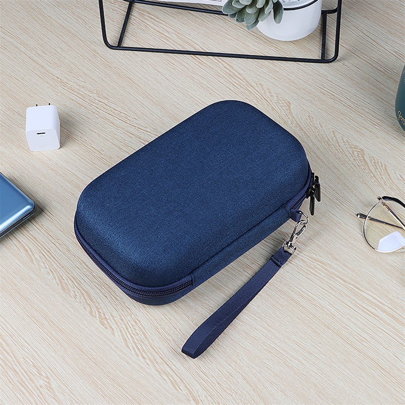 Double-layer mobile hard disk storage package data cable u disk charging treasure digital storage box EVA hard shell shockproof and drop resistant
