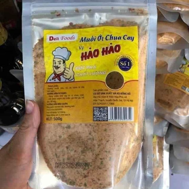 Muối Ớt Chua Cay Hảo Hảo - 0,5kg