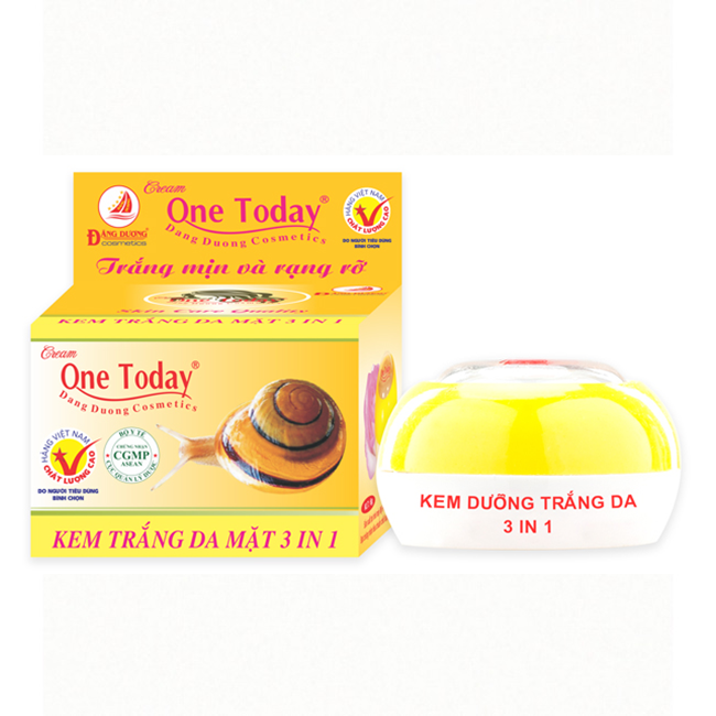 Kem trắng da mặt 3 in 1 One Today (5g) 51.5K