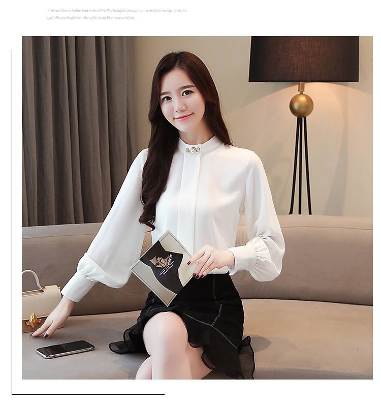 ÁO KIỂU SANG TRỌNG JASMI Phong Cách Hàn Quốc Cực Hot