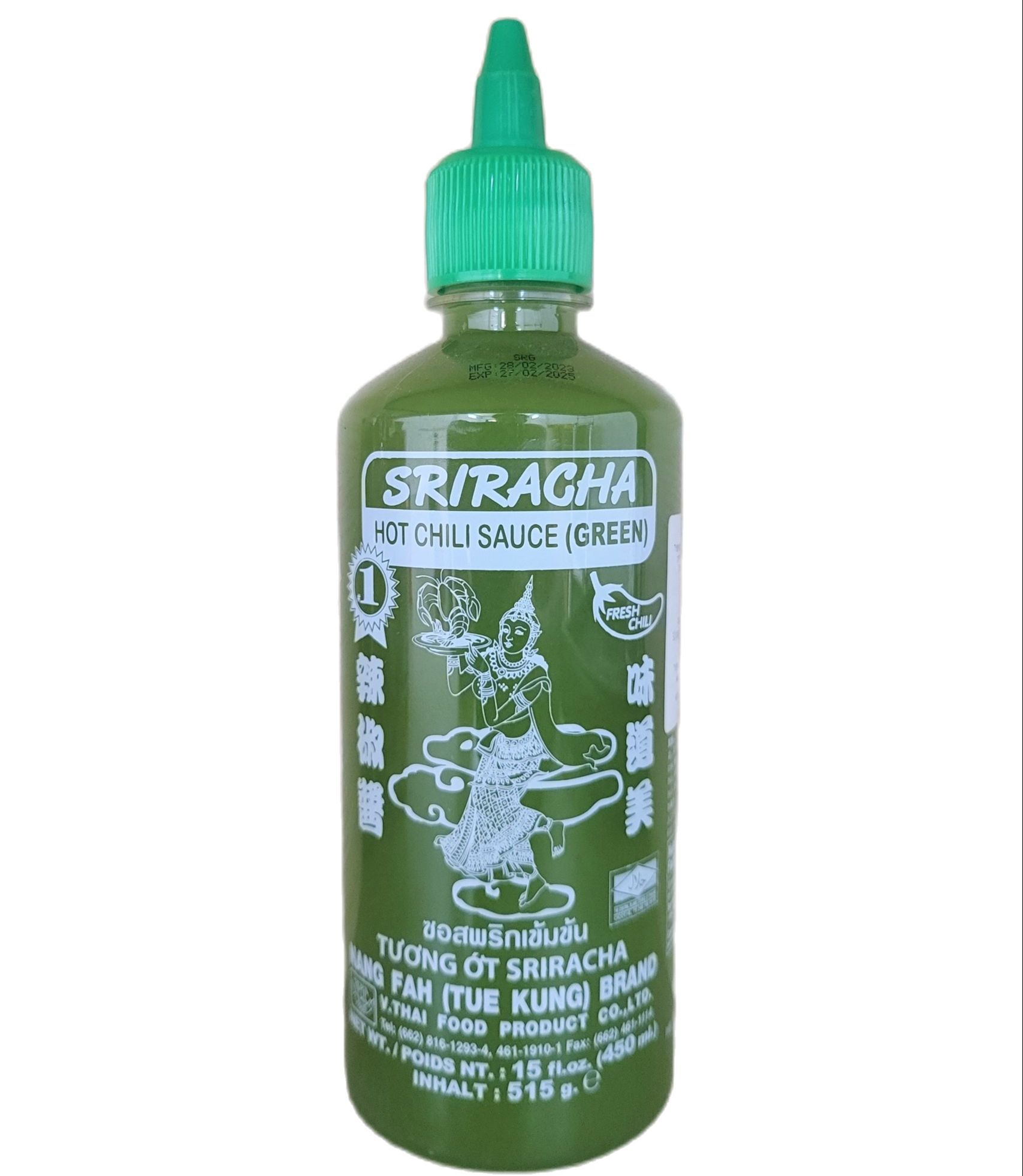 Nang fah tương ớt thái xanh sriracha hot green chili sauce