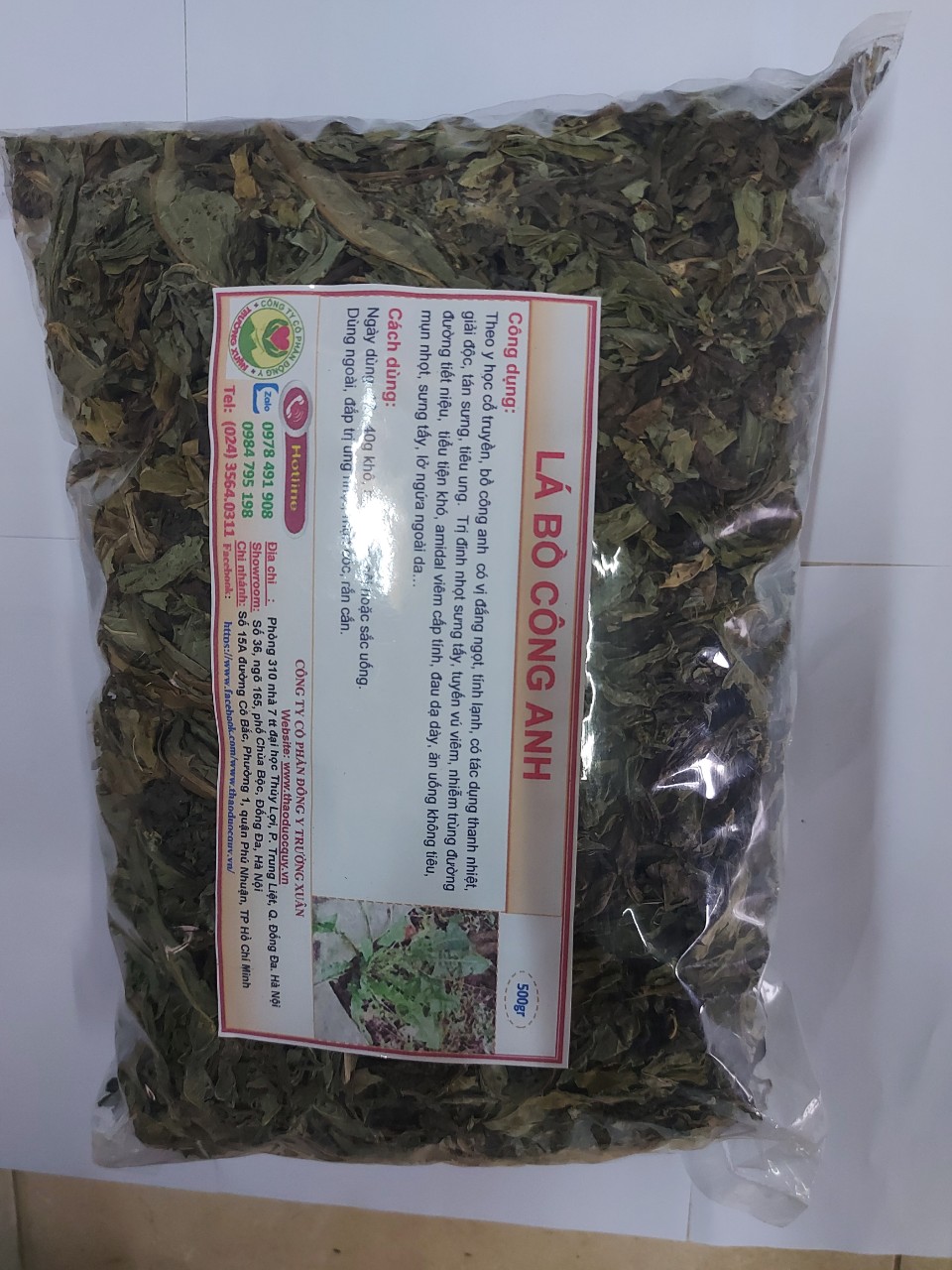 Lá Bồ Công Anh Khô (gói 500 gr)