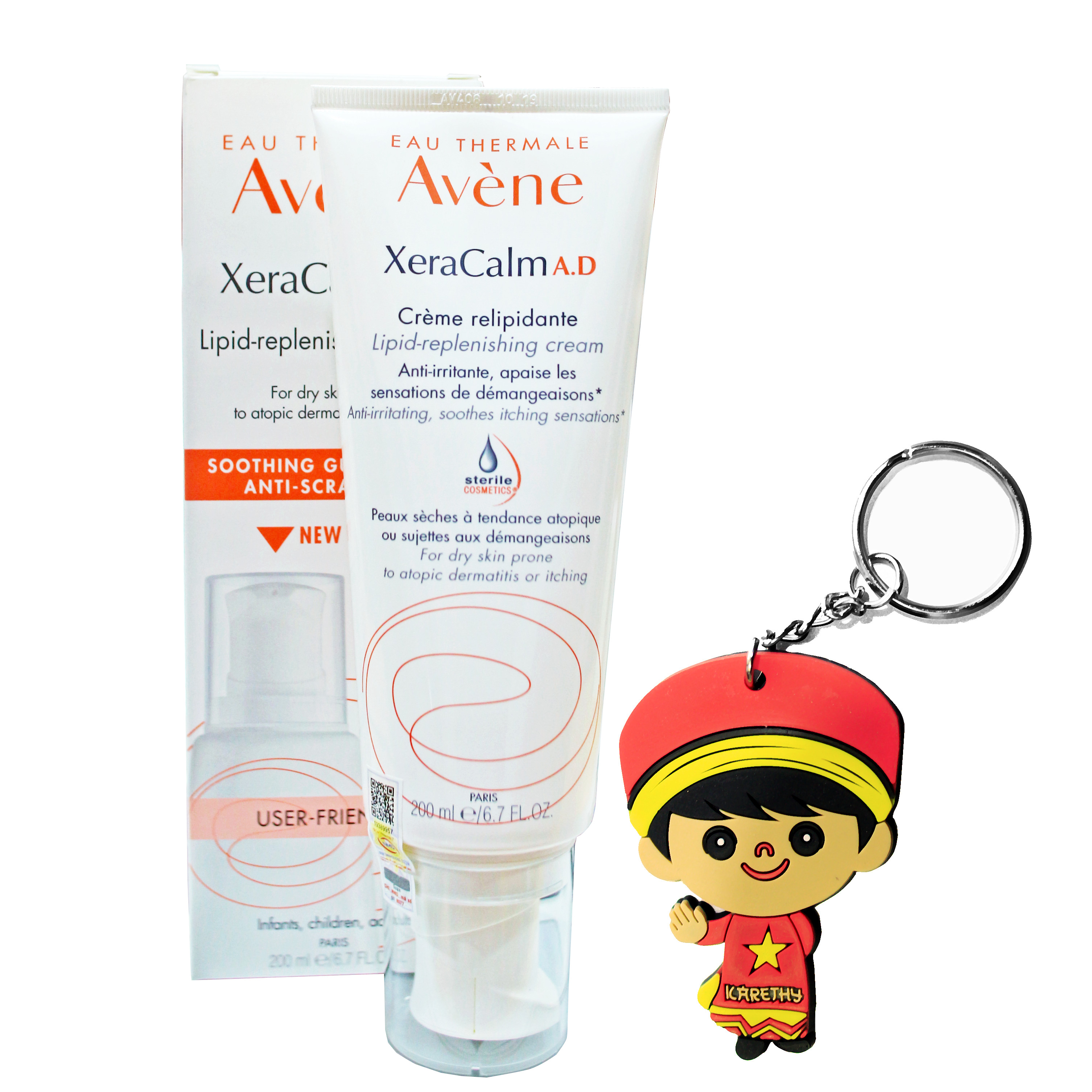 Kem làm giảm khô ngứa da avene ceracalm a.d lipid replenishing cream 200ml chính hãng - 6097