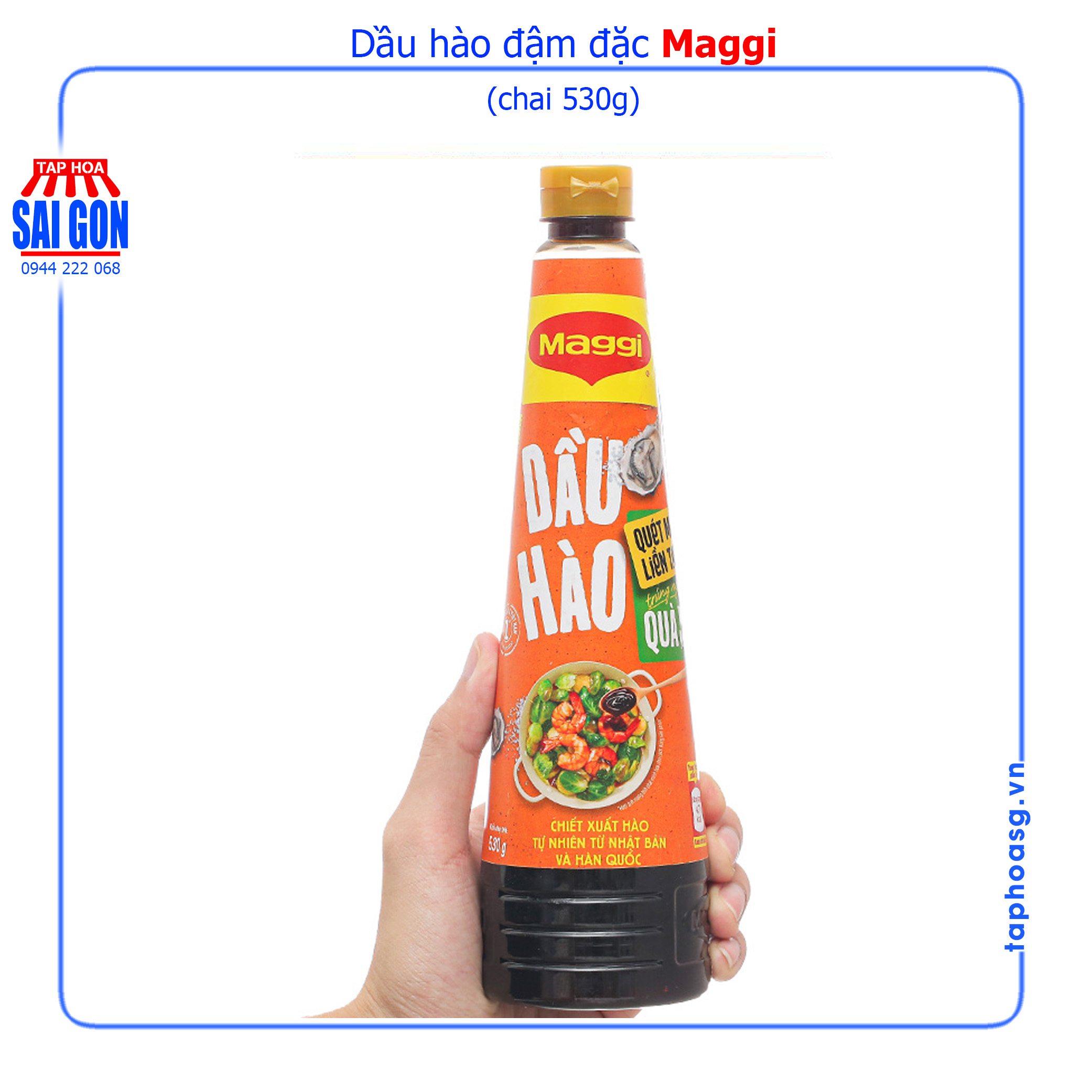 Dầu hào Maggi đậm đặc chai 530g