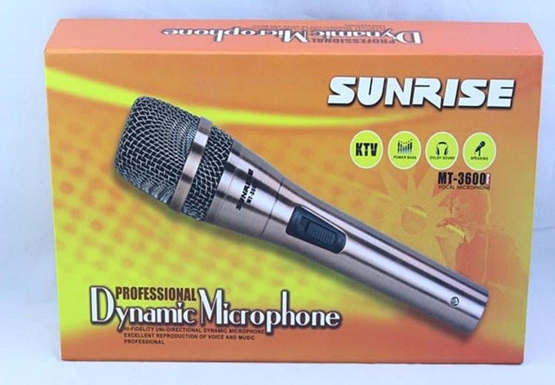 [HCM]Micro có dây Sunrise MT-3600 (Màu đồng)