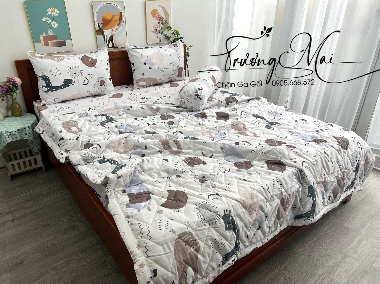Ga gối vải lụa tencel mềm mướt mát sét không chăn và có chăn nhiều chọn lựa.