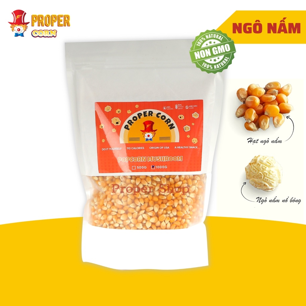 Ngô Mỹ nổ bắp rang bơ tại nhà PROPER