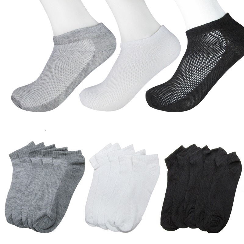 combo 3 đôi vớ, tất cổ ngắn cho cả nam và nữ