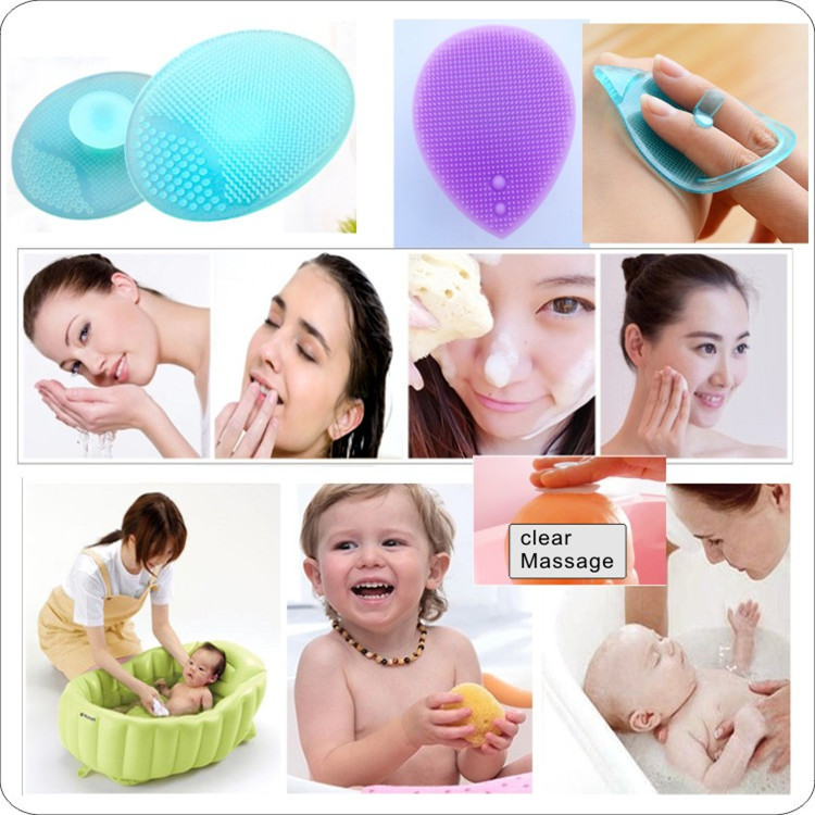 Miếng Silicon Rửa Mặt Làm Sạch Mụn Đầu Đen