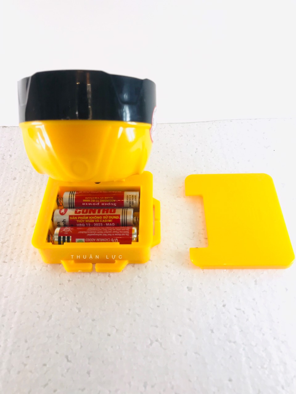 Đèn đội đầu pin rời AA 8068 . đèn đội đầu siêu sáng dùng pin