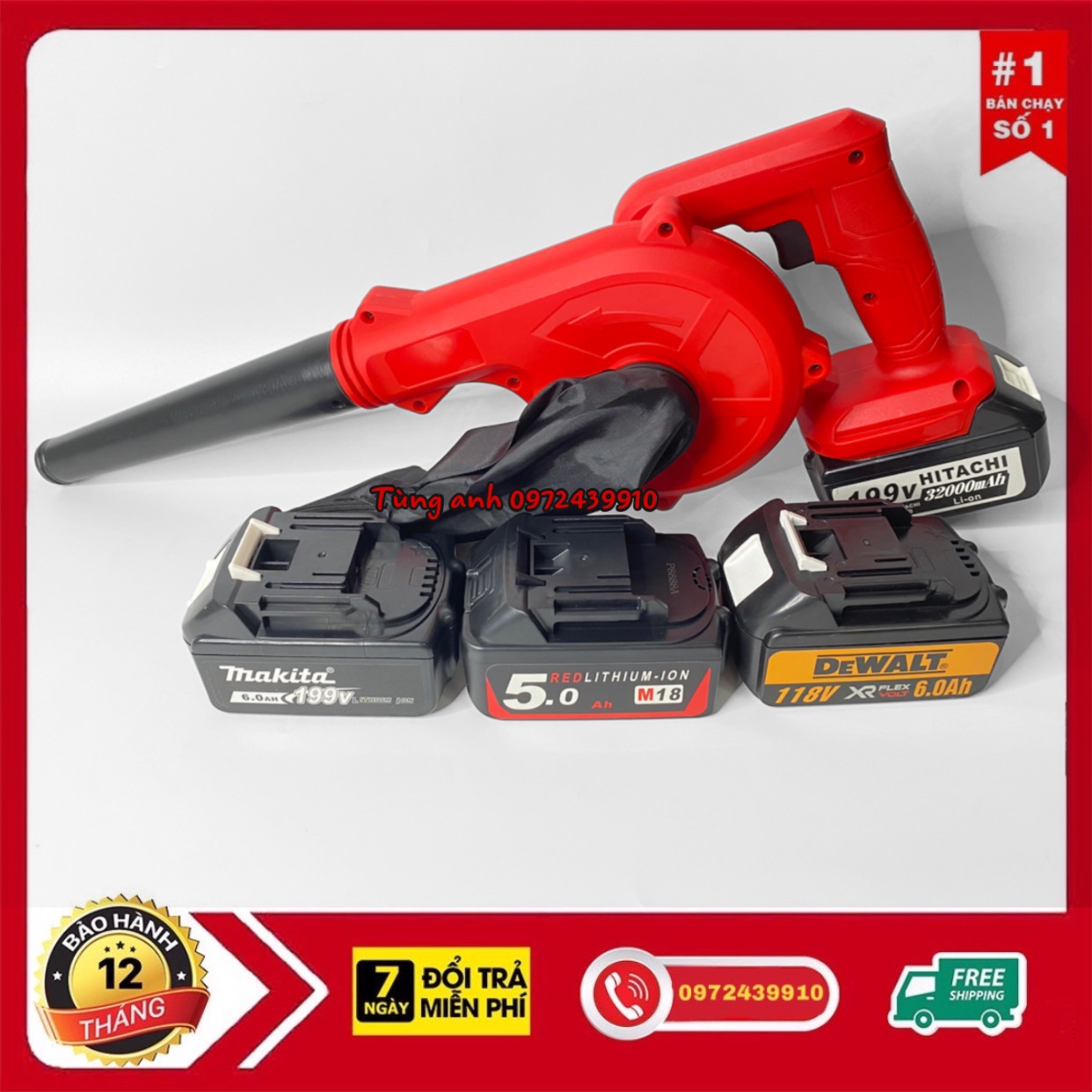 Máy Thổi Bụi Xử Dụng Chân Pin Makita
