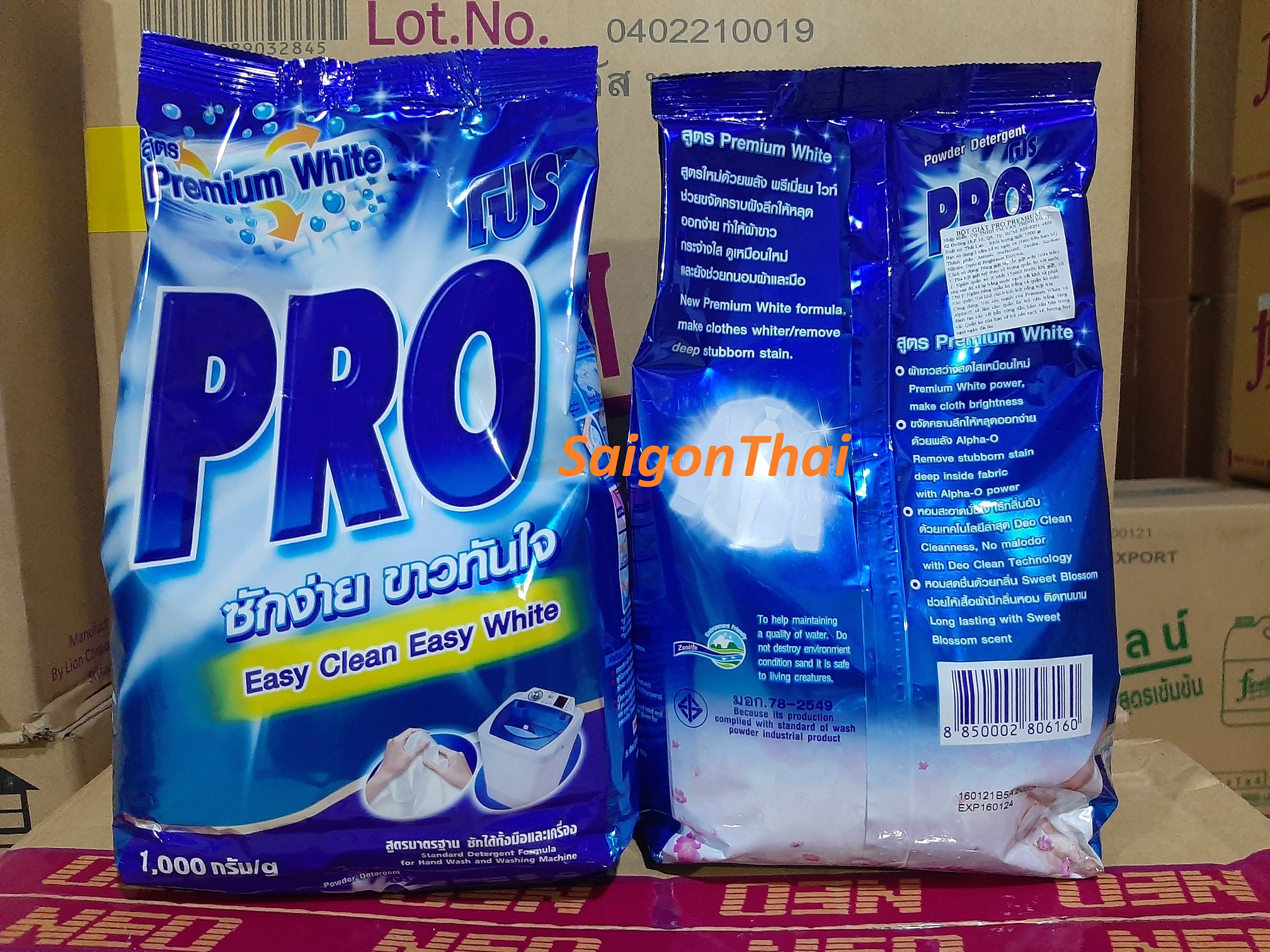 Pro Laundry Detergent 1000Gr (1kg) Thailand