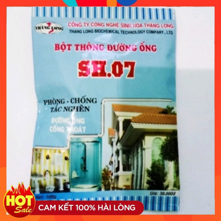 Bột thông cống đường ống SH.07 hiệu quả tốt