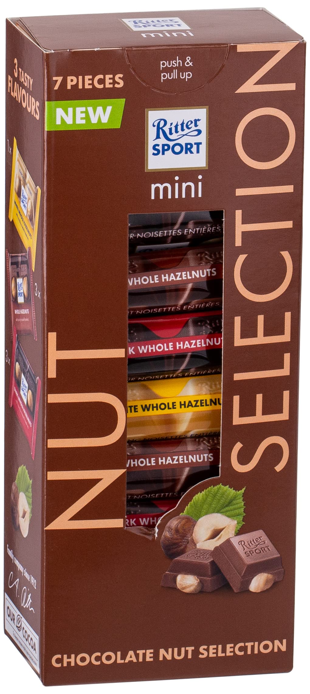 Chocolate mini hỗn hợp ritter sport 133g-18301