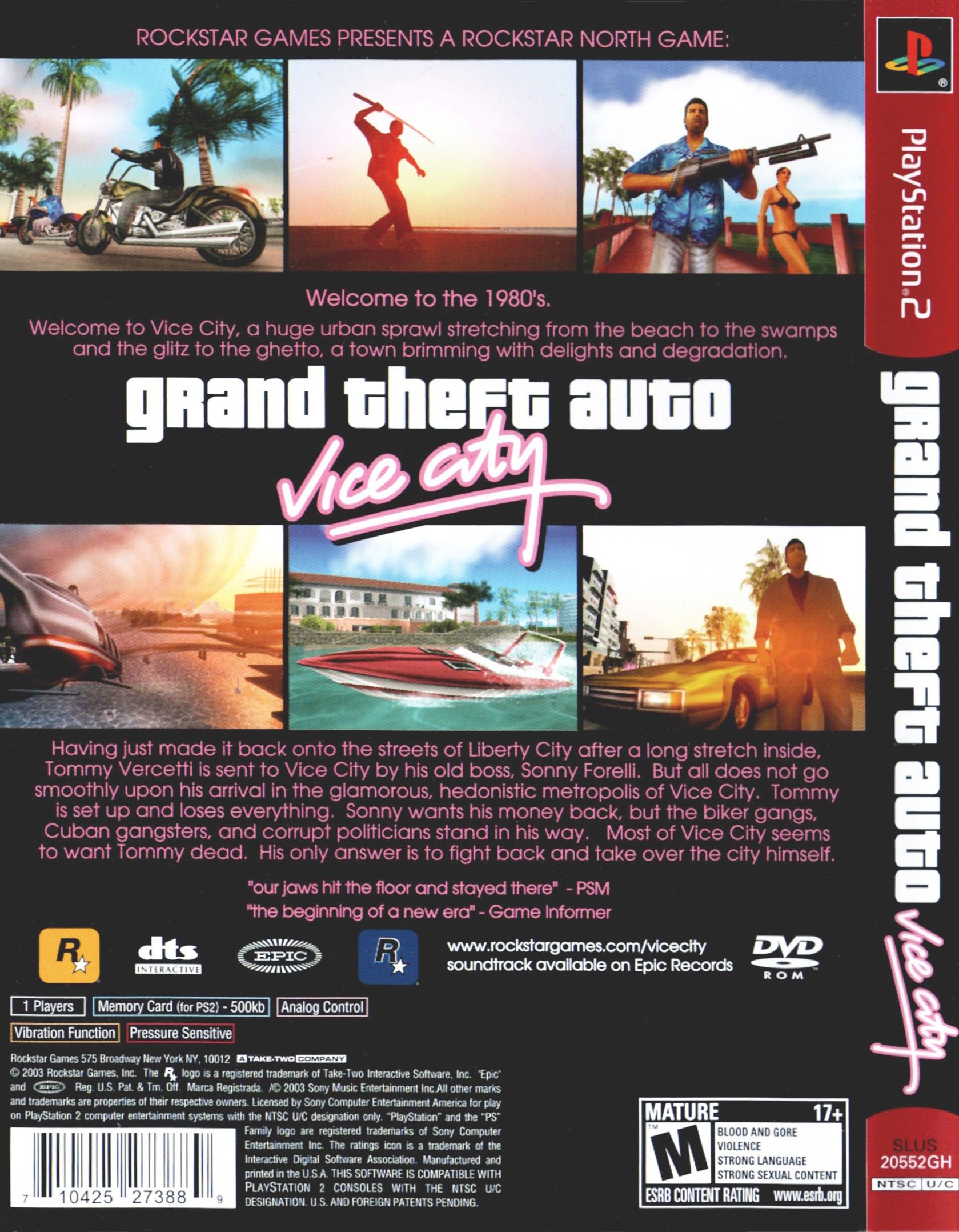Đĩa game PS2 GTA Vice City  (Cướp đường phố)