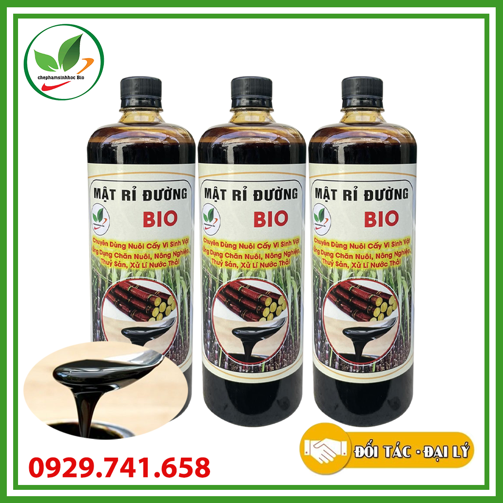 Combo 3 chai. Mật rỉ đường chất lượng cao. Chai 1l