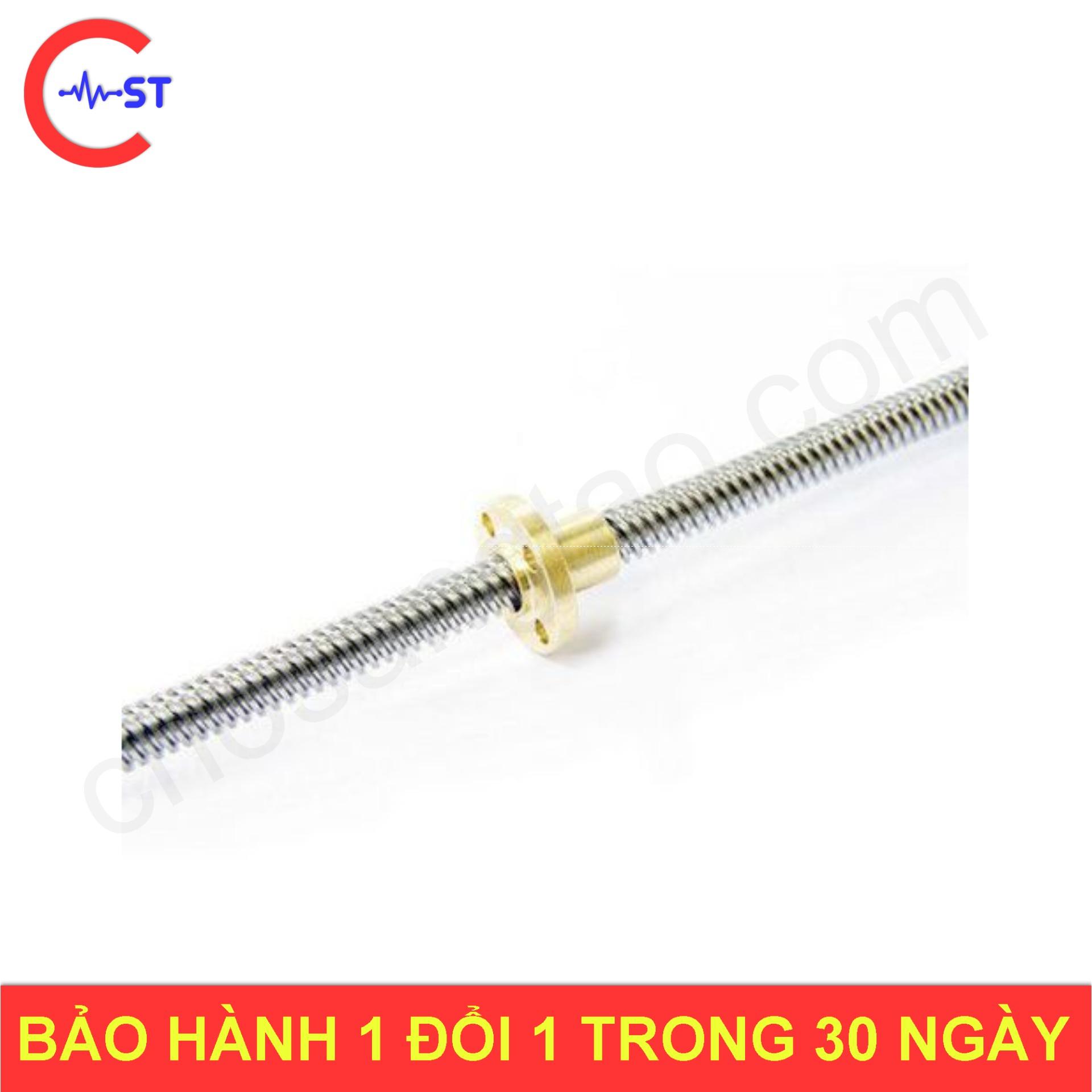 Vitme T8 300mm + Đai ốc