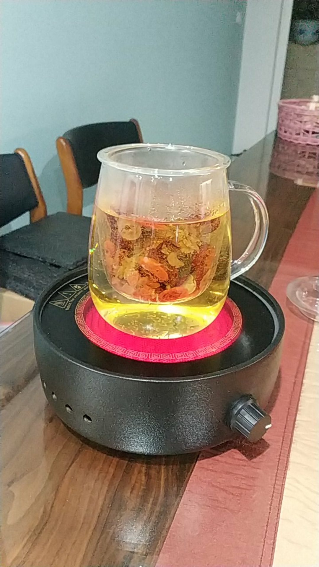 Bếp hồng ngoại mini pha trà cafe vỏ gốm công suất 800W